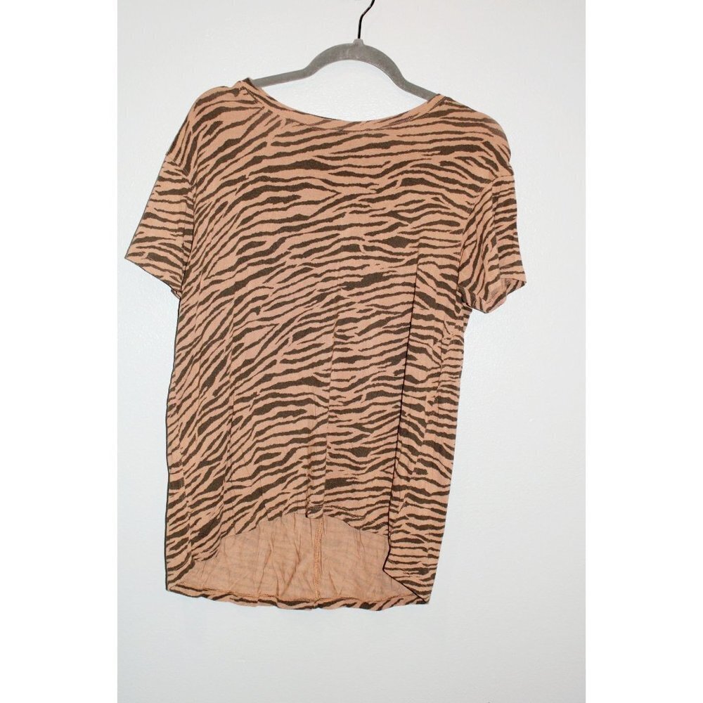 American Eagle Shirt Women's Extra Small XS Soft & Sexy Brown Zebra Oversized